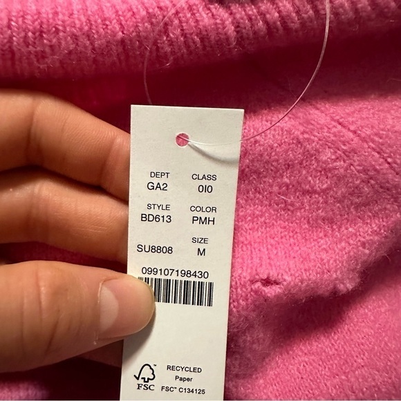 J crew Rollneck™ sweater in Supersoft yarn petunia pink - Picture 3 of 4